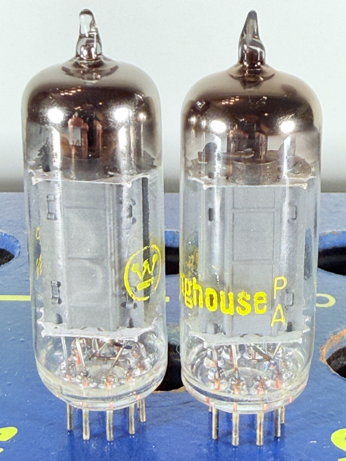 Pair Westinghouse 12BH7 12BH7A NOS NIB Canada Tested Like NOS Tube