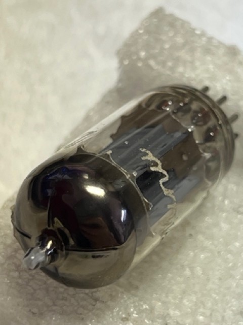 🤩 Philips Miniwatt ECC83 12AX7 ECC803S D-Foil Getter, Long 17mm, code ⊿8A 1958