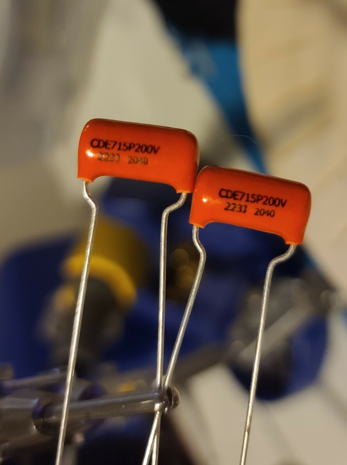 Cornell Dubilier Capacitor Pair .022mF for Les Paul