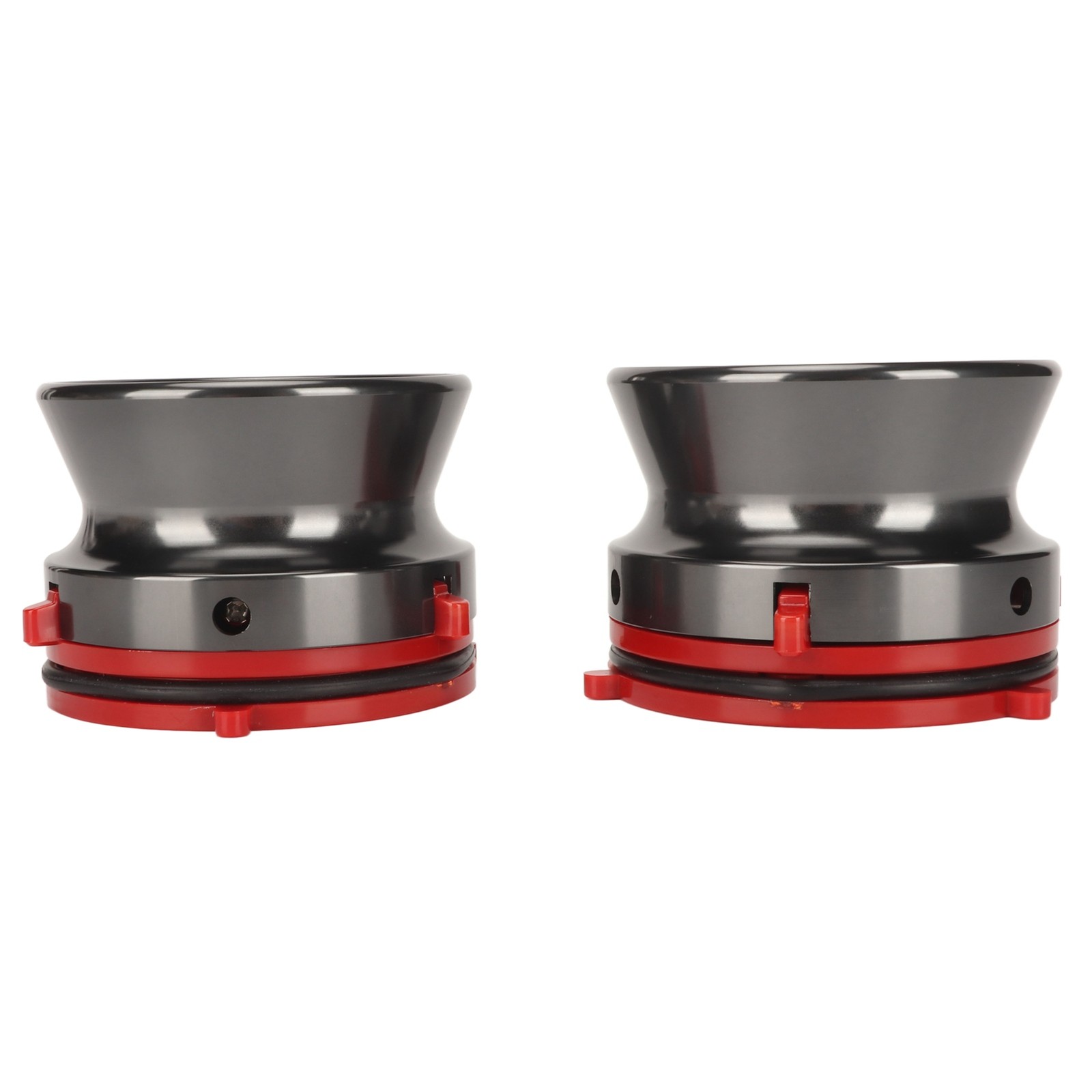 1 Pair NAB Hub Adapters Professional Polished Aluminum Reel To Reel Tape Opener