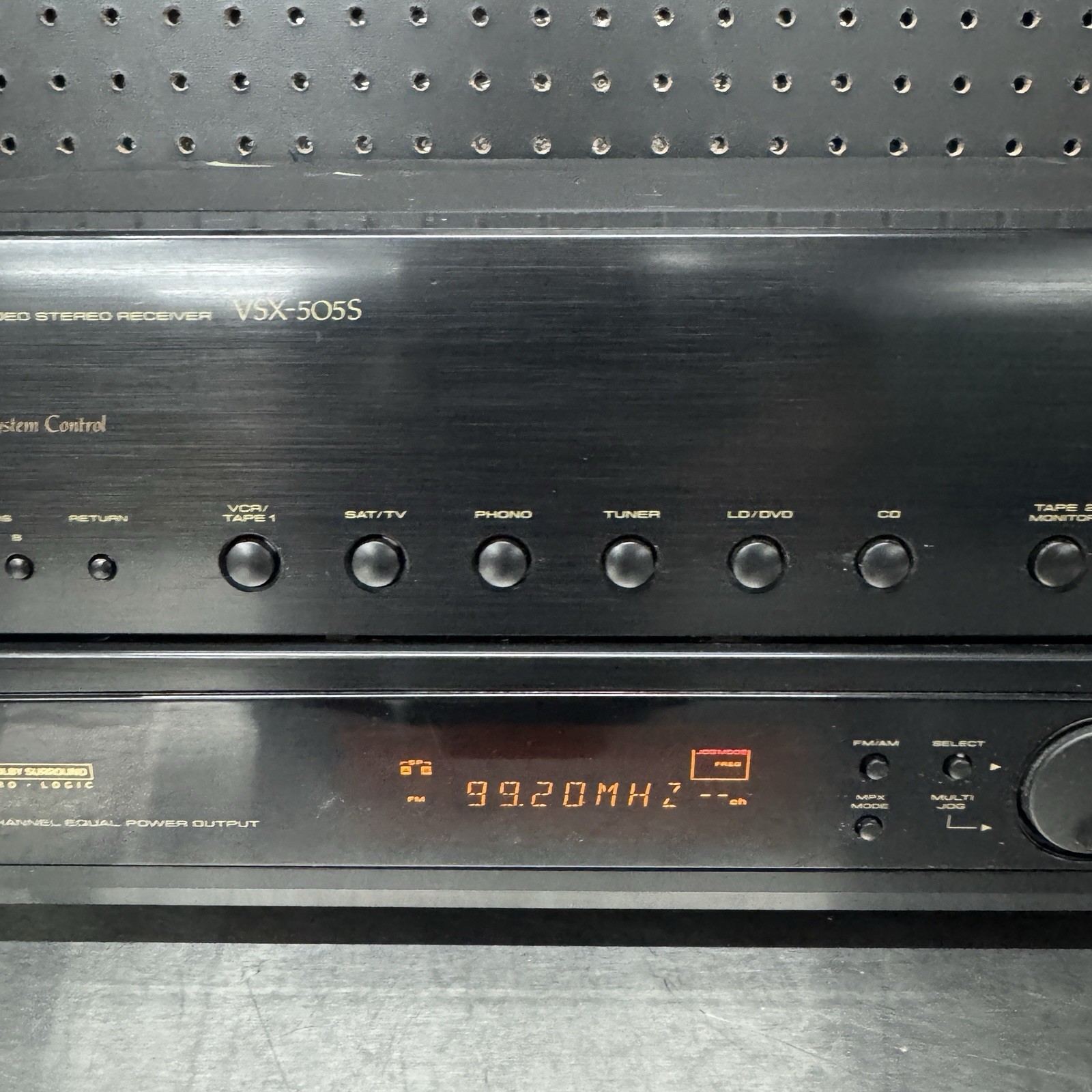 Vintage Pioneer VSX-505S Stereo Receiver. Tested and Working! 4 channel