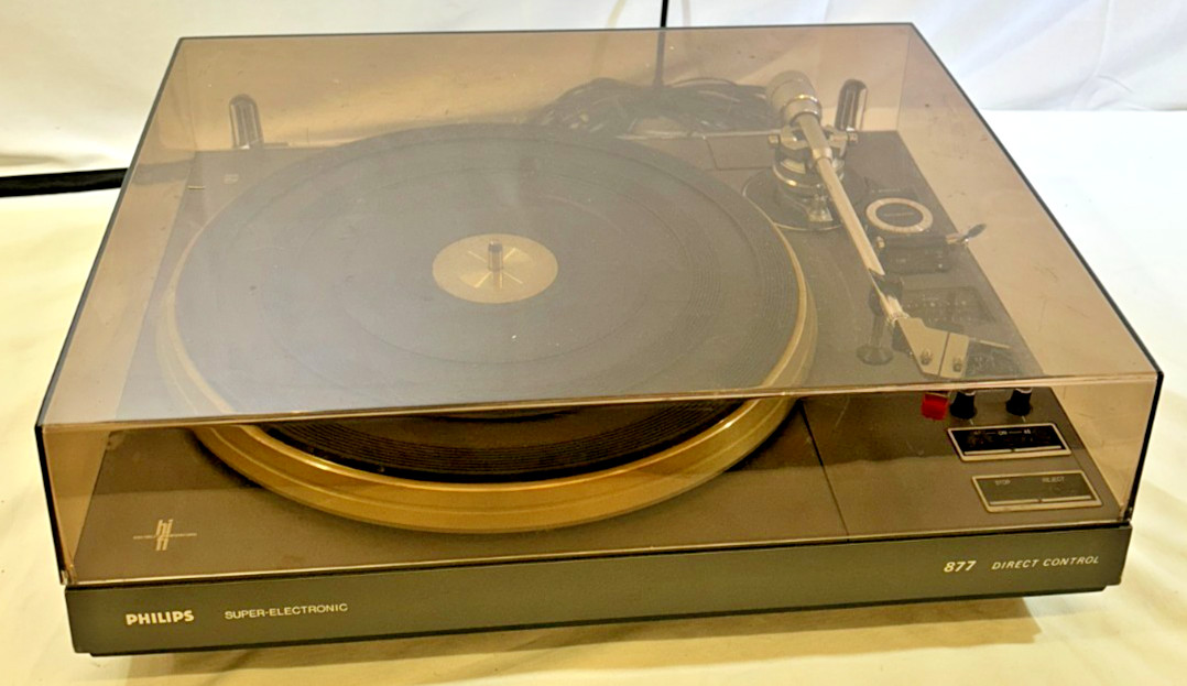 Philips Super-Electronic 877 Turntable – tested and works