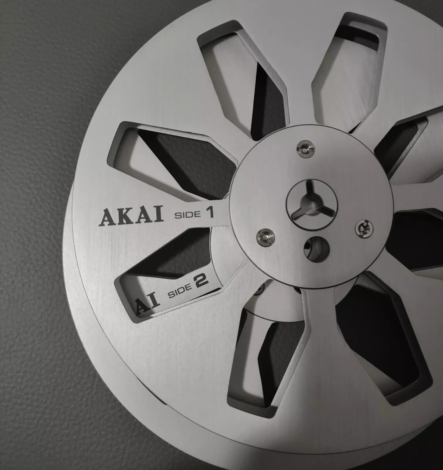 One 7” Pioneer Silber PR-85 Aluminiumrolle auf Rolle RT-707 909 Leere Tape Reel