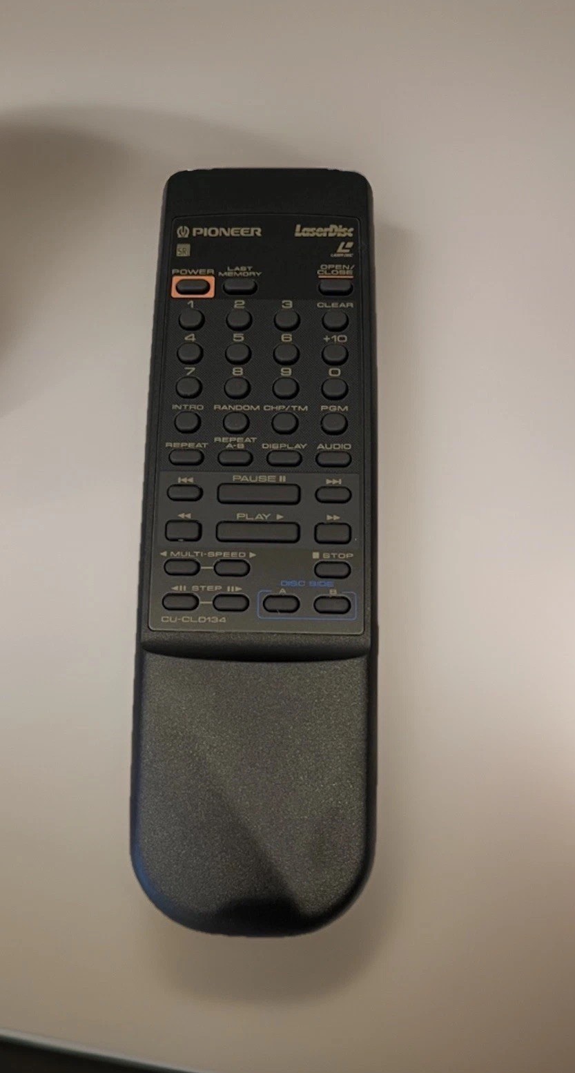 Pioneer Remote Control Genuine LD CUCLD134 Made In Malaysia