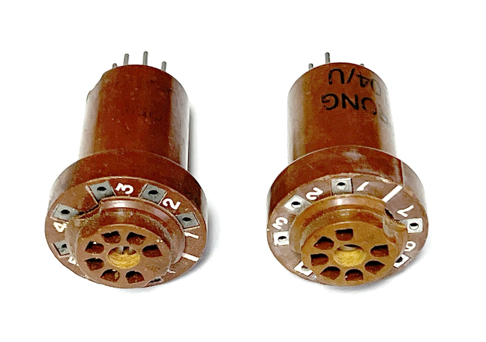 7 Pin Test Socket Vacuum Tube Adapter Military Stock U-104/U High Quality!