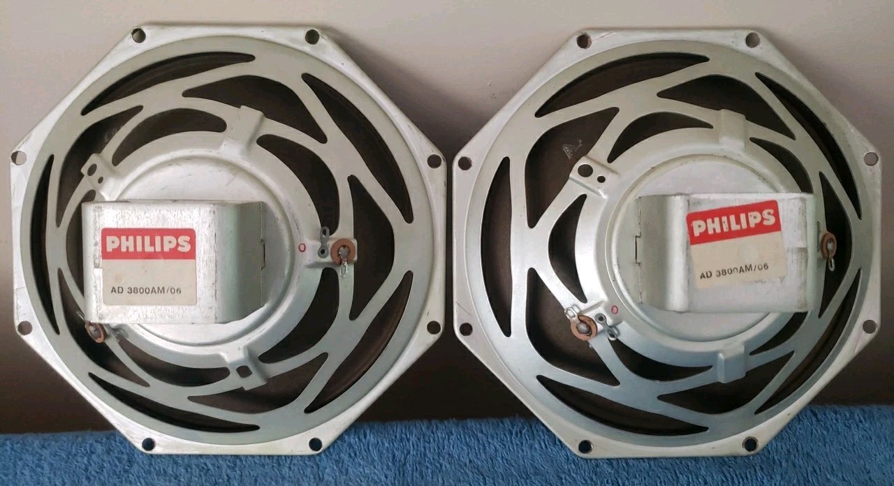 PHILIPS AD-3800AM/06 SPEAKERS,OTL,800♤,FULL-RANGE, G/F 2A3,300B, TUBE AUDIO AMP