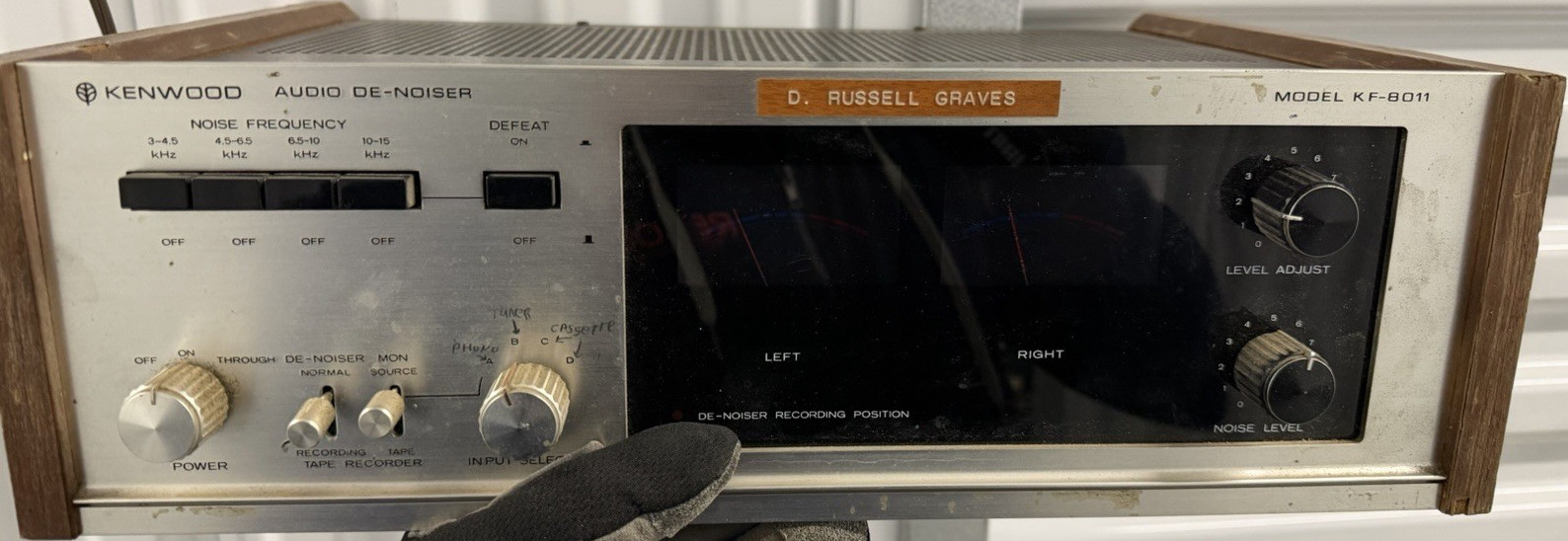 Kenwood KF-8011 Audio De-Noiser Model KF-8011 Vintage Audio Component Unit