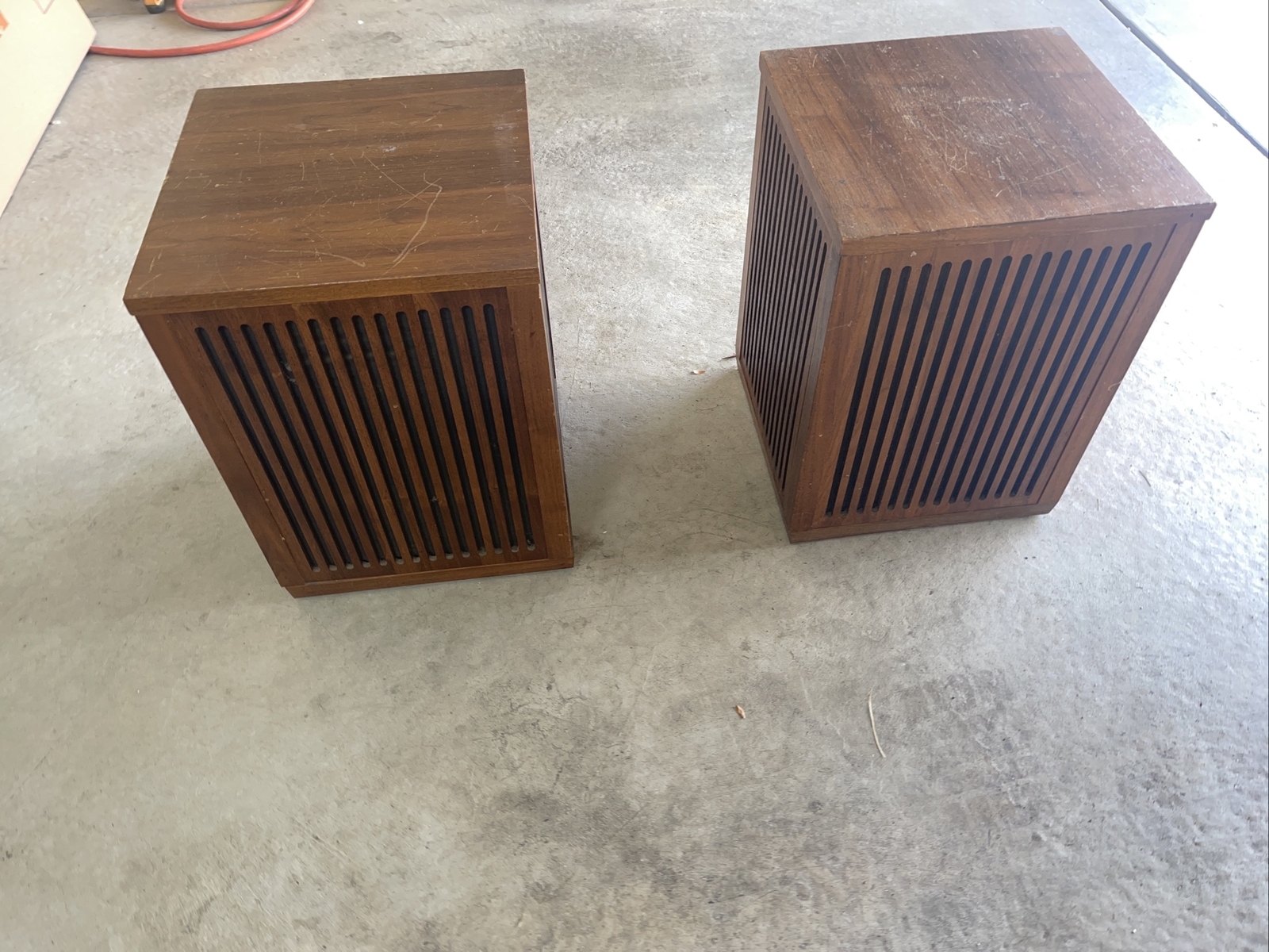 Vintage 1969 Realistic Optimus 4 Omni-Directional Speakers Rare
