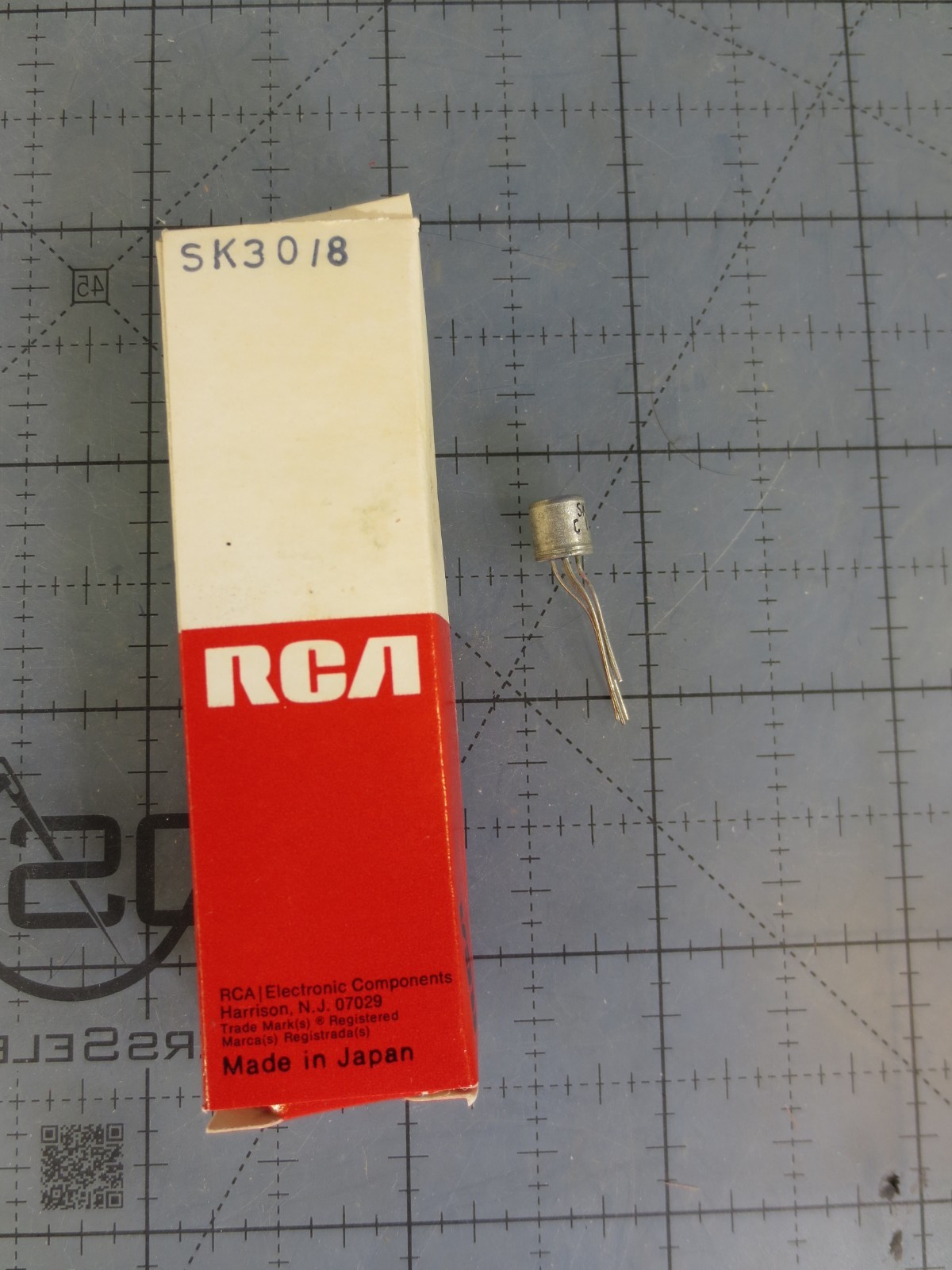 New Old Stock RCA Transistor SK 3018 (Free & Fast Shipping!)