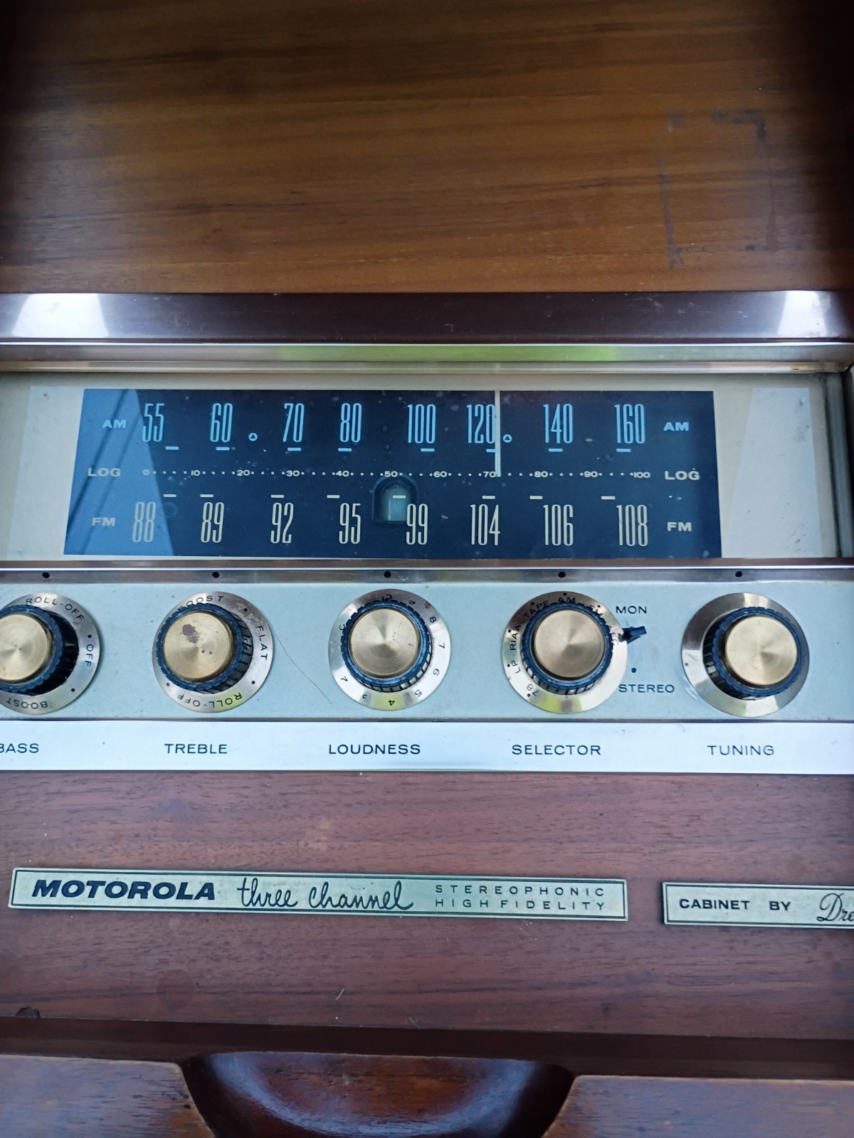 Drexel Motorola Declaration Stereo Console Record Player SK32W 1959 All-tube