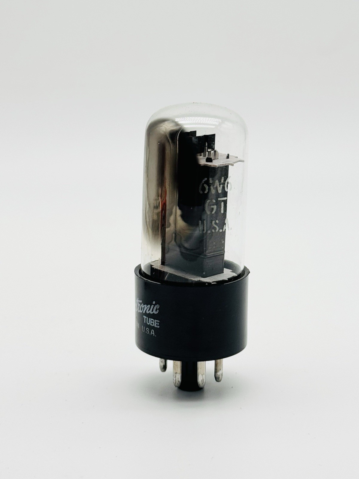 NEW Vintage NOS General Electric GE 6W6GT Black Plate Vacuum Tube J7