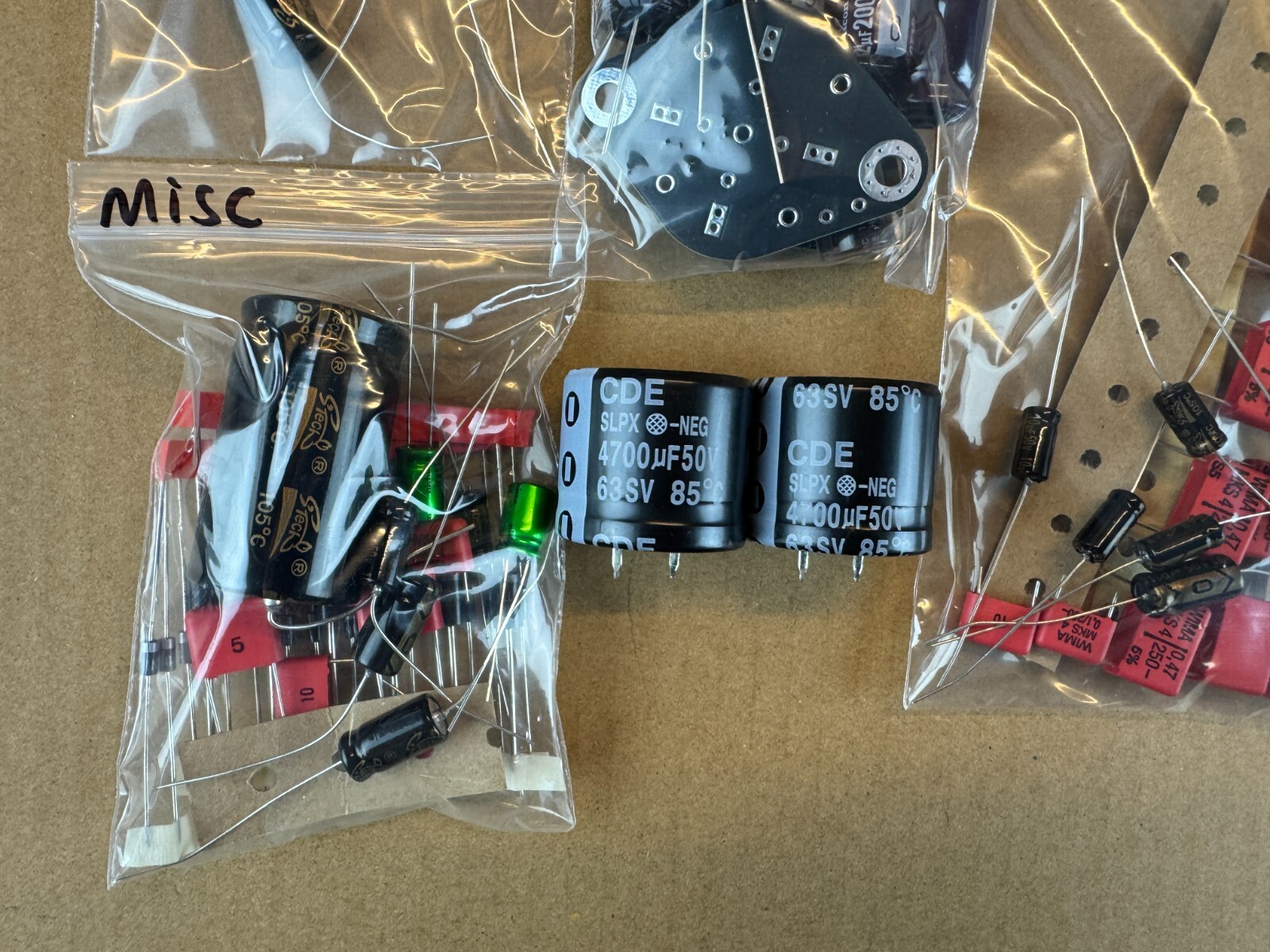 McIntosh MAC1700 Recap Kit w/ Instructions Receiver Rebuild Set COMPLETE