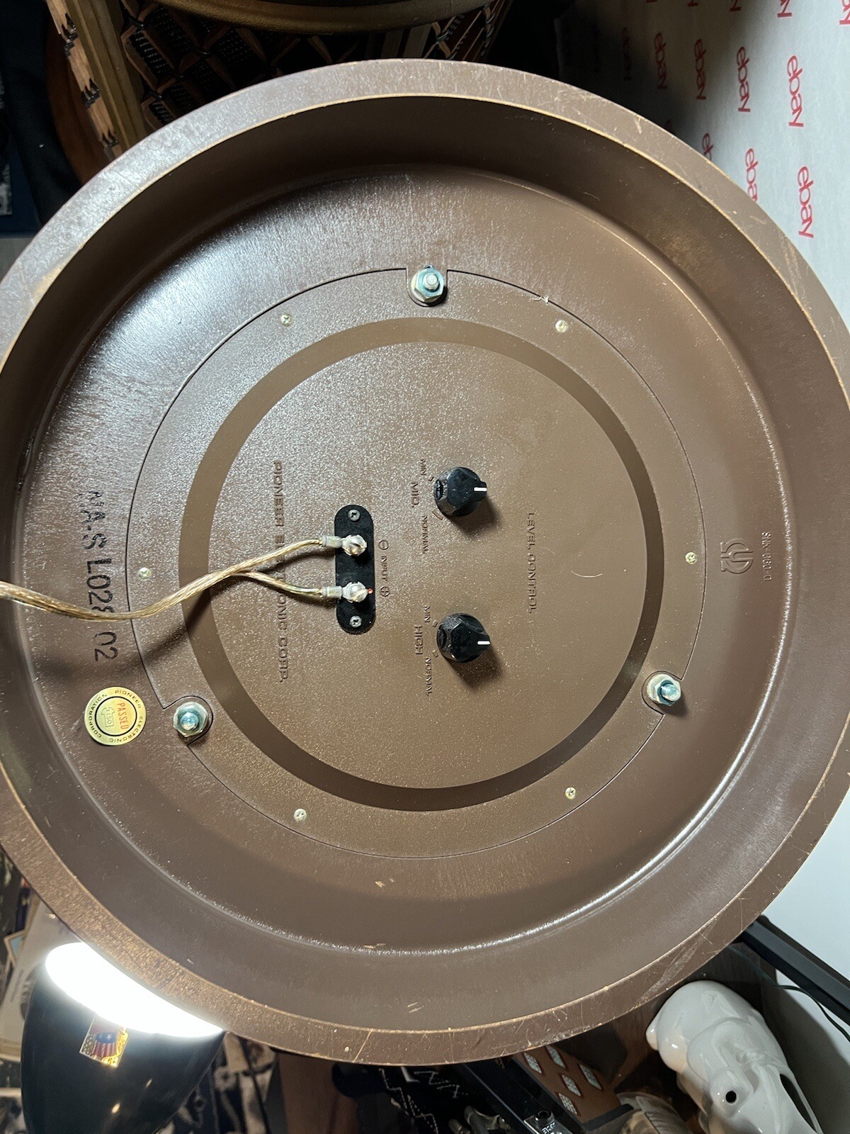 VTG PIONEER CS-06 OMNI DIRECTIONAL END TABLE SPEAKERS JAPAN -READ ABOUT SHIPPING