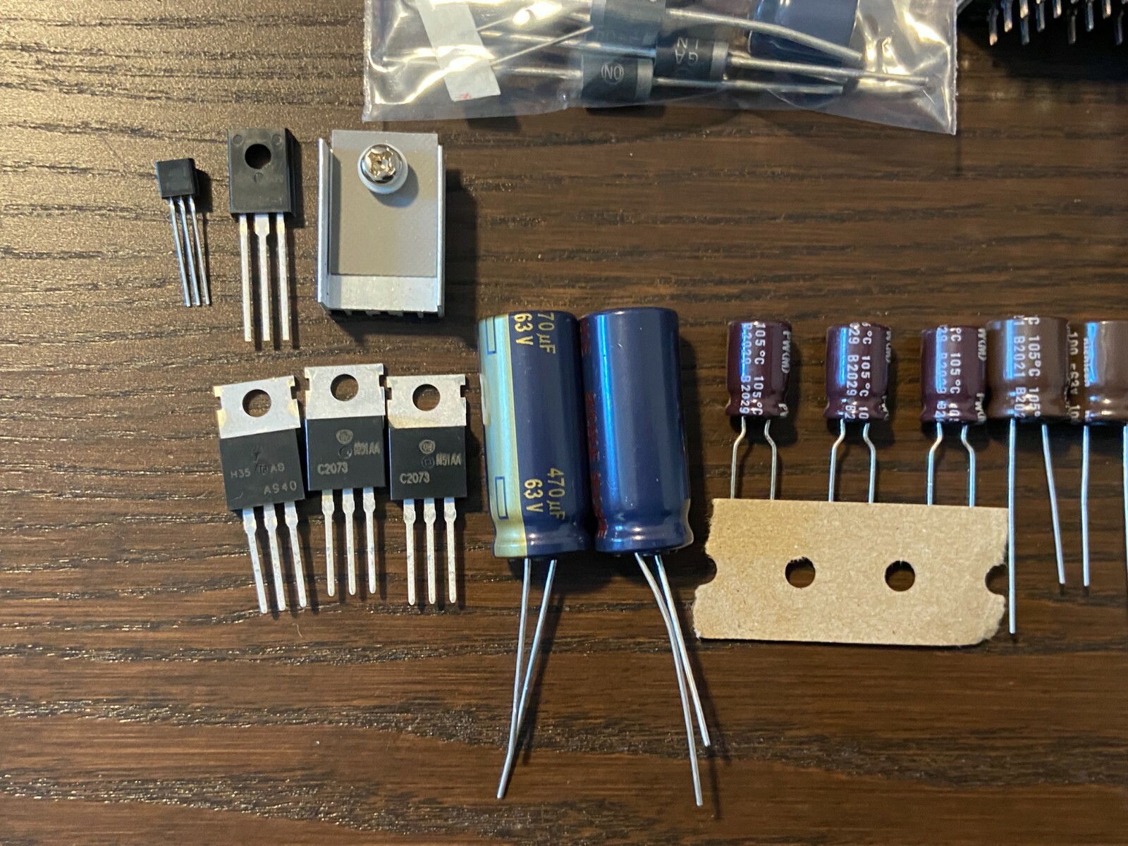 Pioneer SX-750 Complete Rebuild Kit High-Quality Receiver Recap Caps Transistors