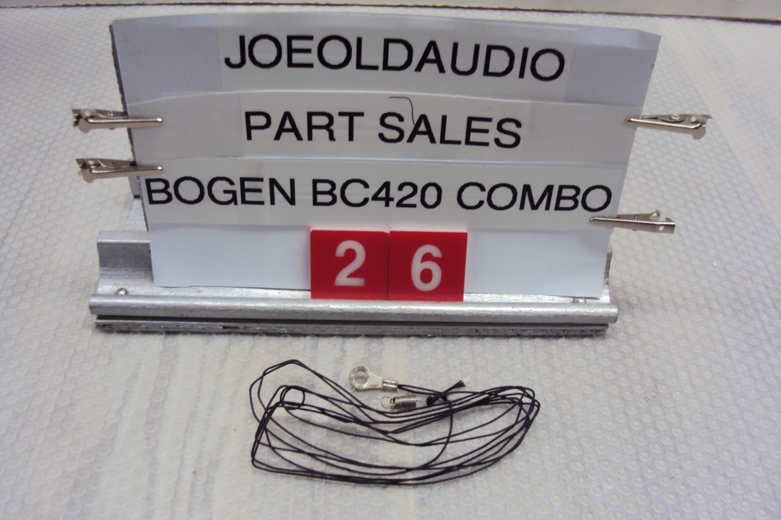 Bogen BC420 Combo Unit AM/FM Dial String. Tested Parting Out Entire BC420