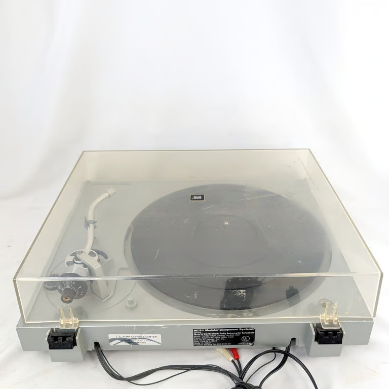 MCS 6720 Vintage Turntable Record Player JCPenney Quartz Fully Automatic Parts