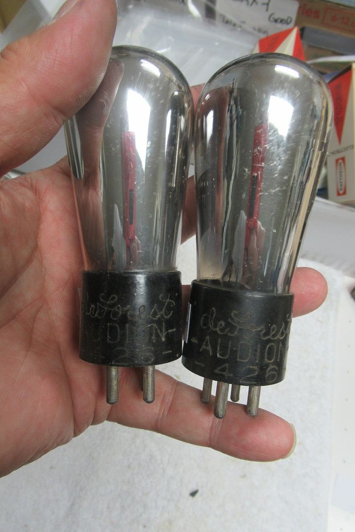 2 Globe deforest Radiotron UX 426 Vacuum Tube Tested Strong – Vintage radio