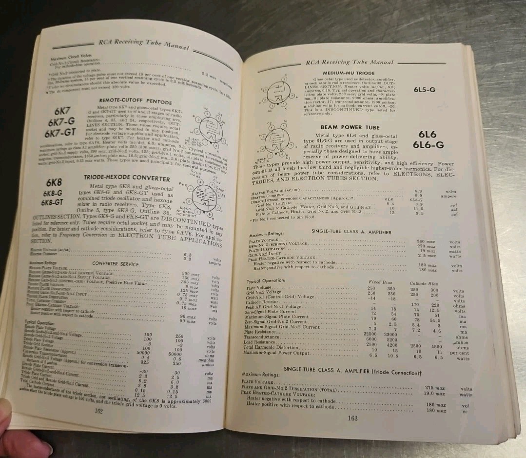 1950s RCA Receiving Tube Manual RC-17