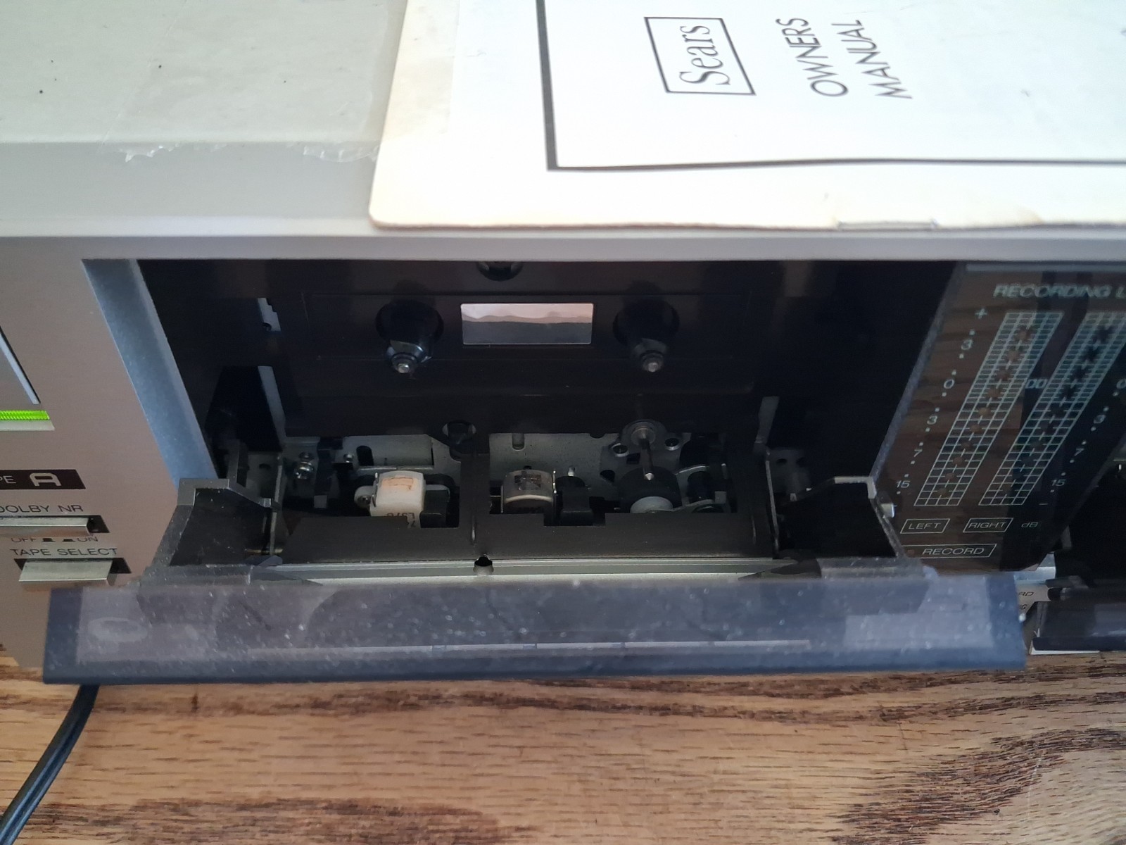 Sears Proformance Synchronized Dual Tape Cassette Deck Tested Model 564