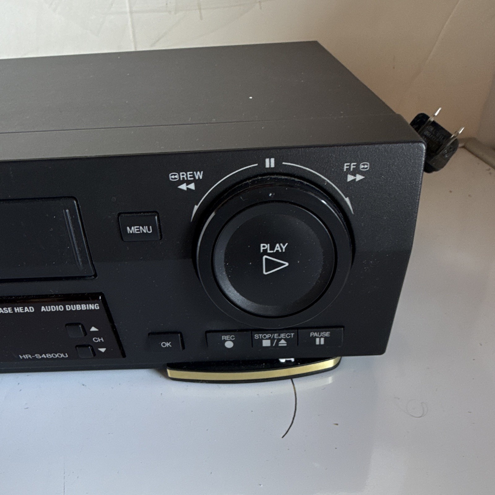 JVC HR-S4800U 4-Head Hi-Fi Super VHS ET S-VHS Video Cassette Recorder VCR