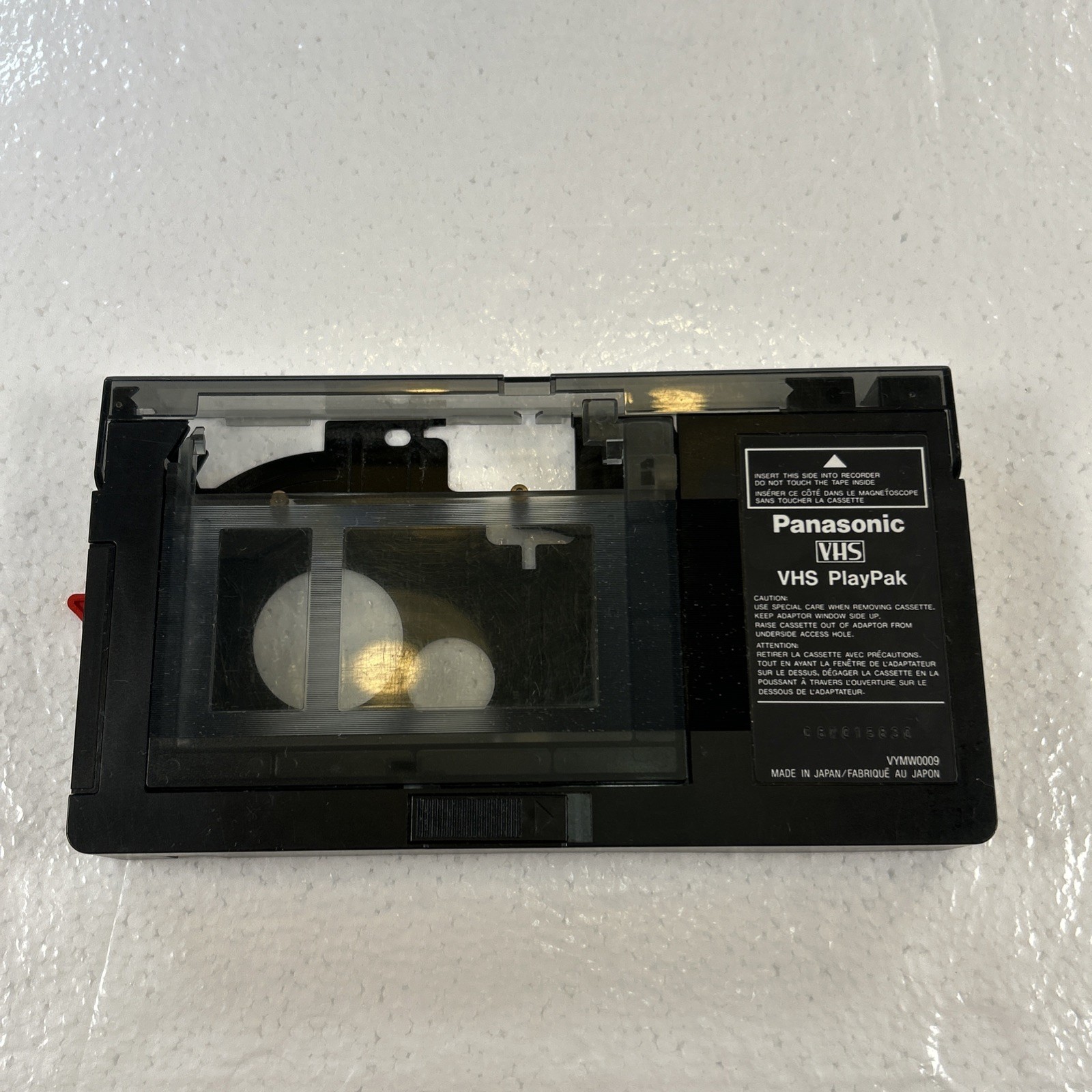 Panasonic VHS PlayPak VYMW0009 Motorized VHS-C to VHS Adapter TESTED WORKS
