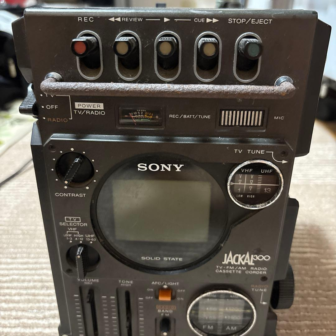 SONY FX-300 Jackal TV Cassette Corder AM FM Radio TV-FM-AM VCF FX300 Recorder