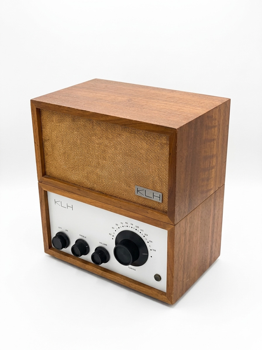 KLH Model 8 Eight TUBE Radio With Speaker – Restored