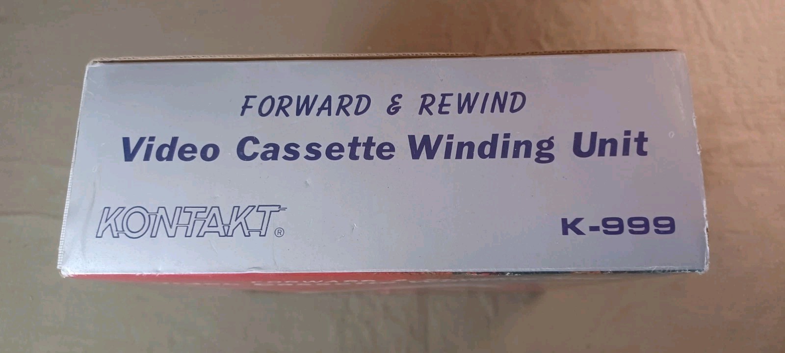 Kontakt K-999 Vintage Video Cassette Forward & Rewind Unit / Rewinder Tested!!!!
