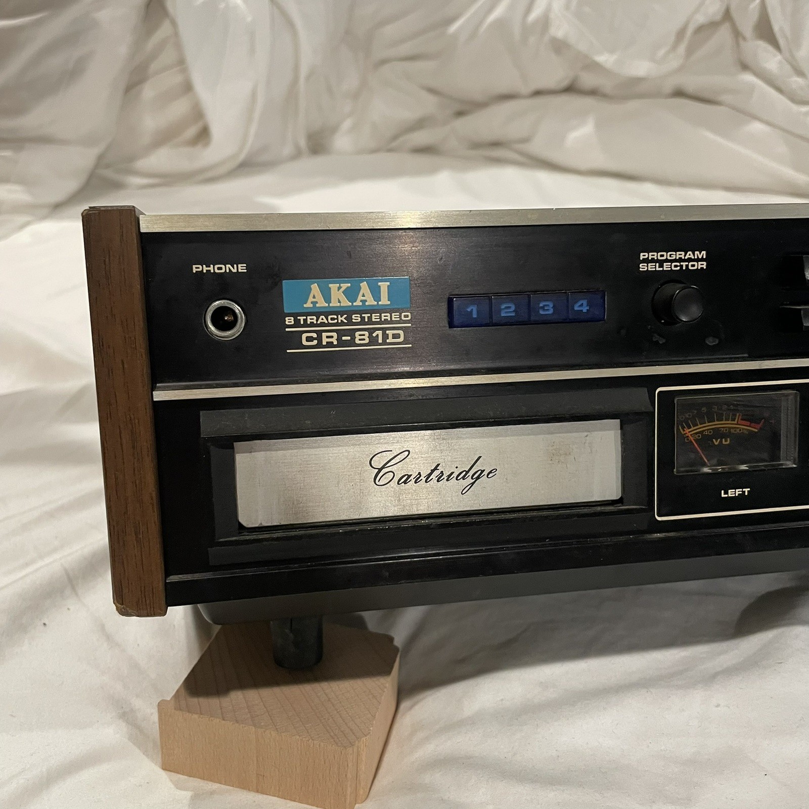 AKAI CR-81D Stereo 8-Track Tape Player/Recorder ULTRA RARE!! Tested & Working