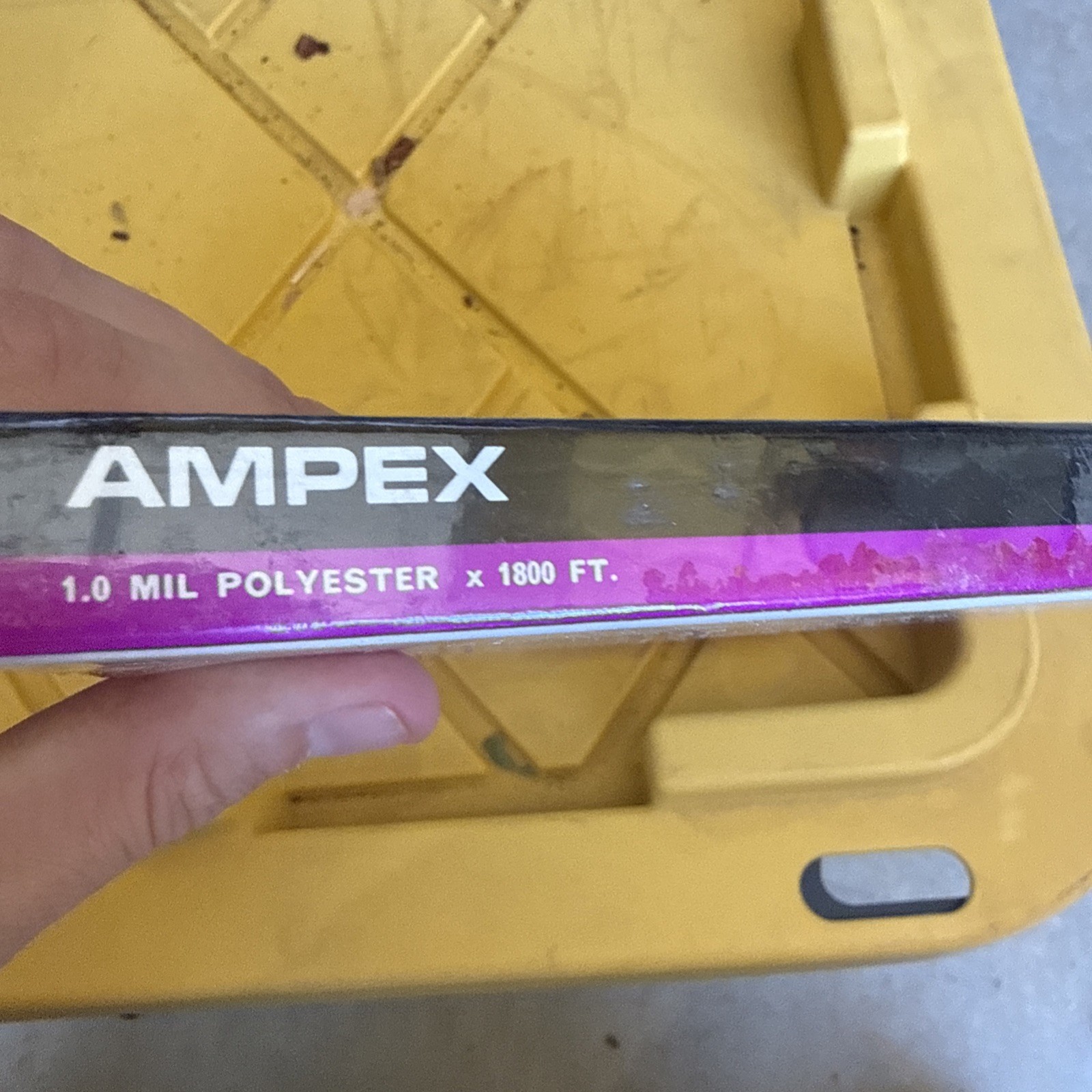 Ampex Reel to Reel Recording Tape 7″ Reel 10mil 1800 ft Mylar by Dupont Sealed