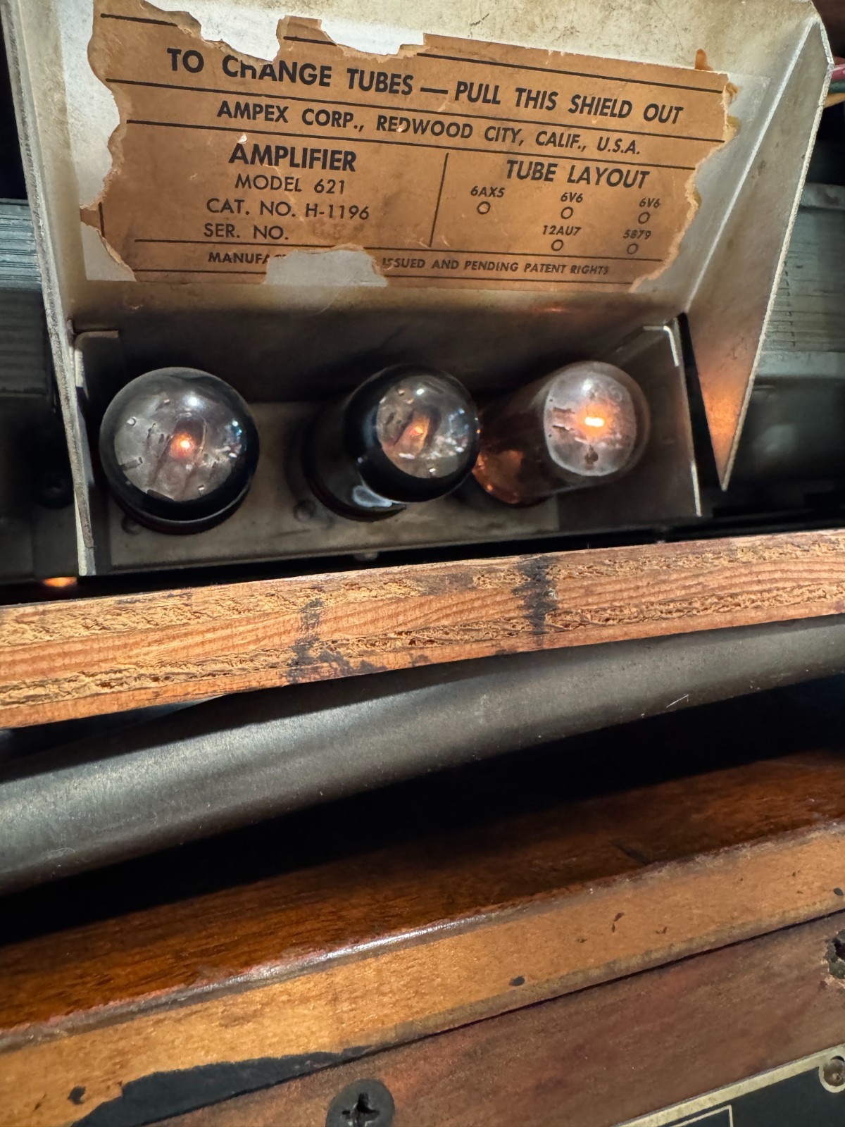 Pair of Vintage Ampex 621 Tube Amplifier /Speaker s AH1188 – Sound Great