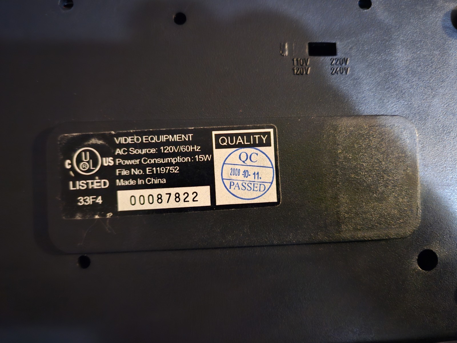 Magnavox M61117 REWINDER