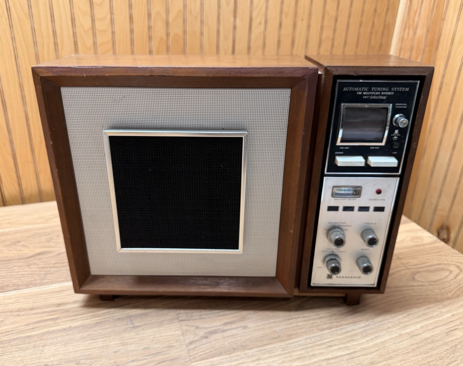 Vintage 1967 Panasonic RE-787 AM FM Radio Multiplex Stereo & Speaker See Video!