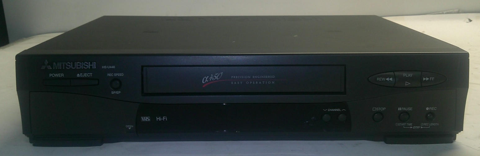 Mitsubishi HS-U446 VCR VHS Video Cassette Recorder