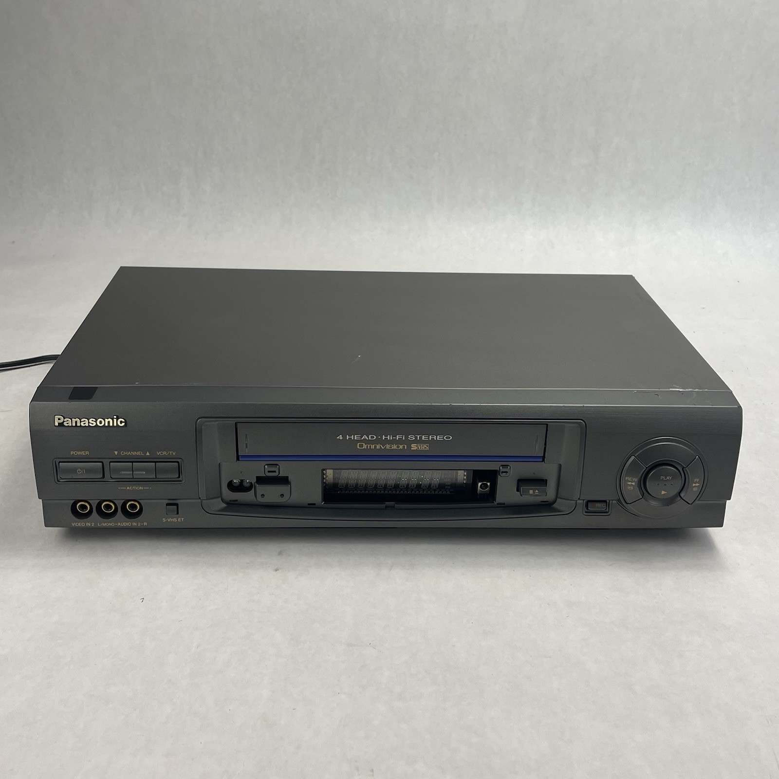 Panasonic Blue Line PV-VS4820 Omnivision Missing Faceplate Tested Working