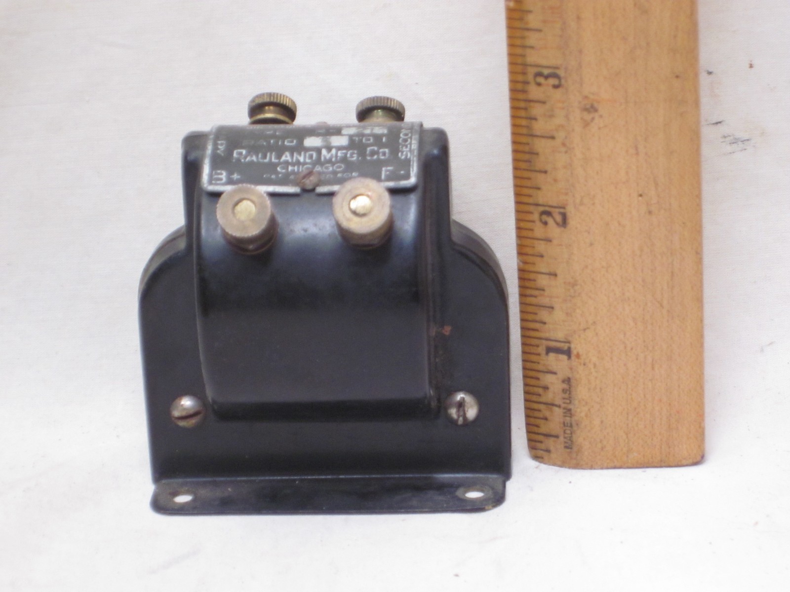 vintage ALL-AMERICAN AUDIO FREQUENCY TRANSFORMER R-21 RAULAND MFG.