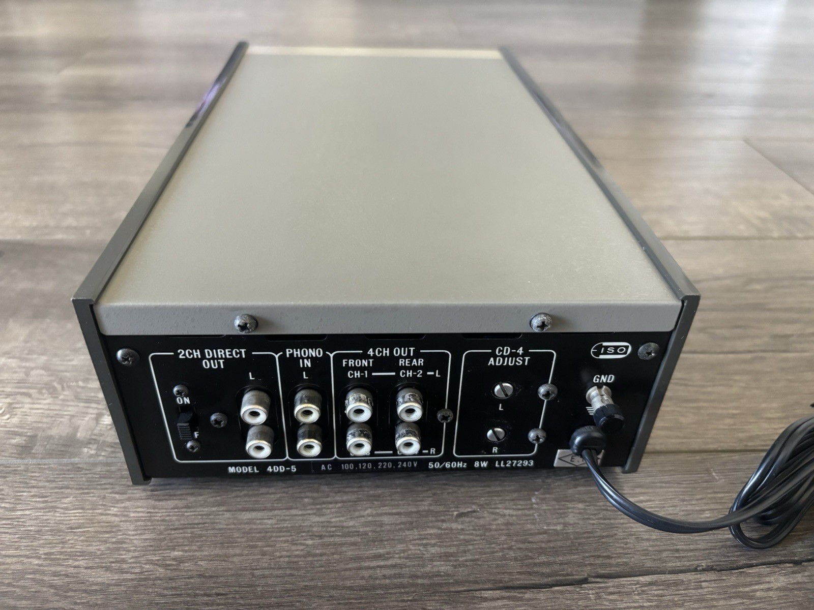 JVC Vintage 4DD-5 CD-4 Disc Demodulator (Powers On/Returns Accepted)