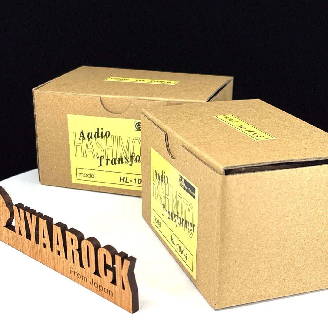 Hashimoto HL-10K-6 (Sansui) 2-pack Line Out Transformer 10Kohm:600/150ohms Japan