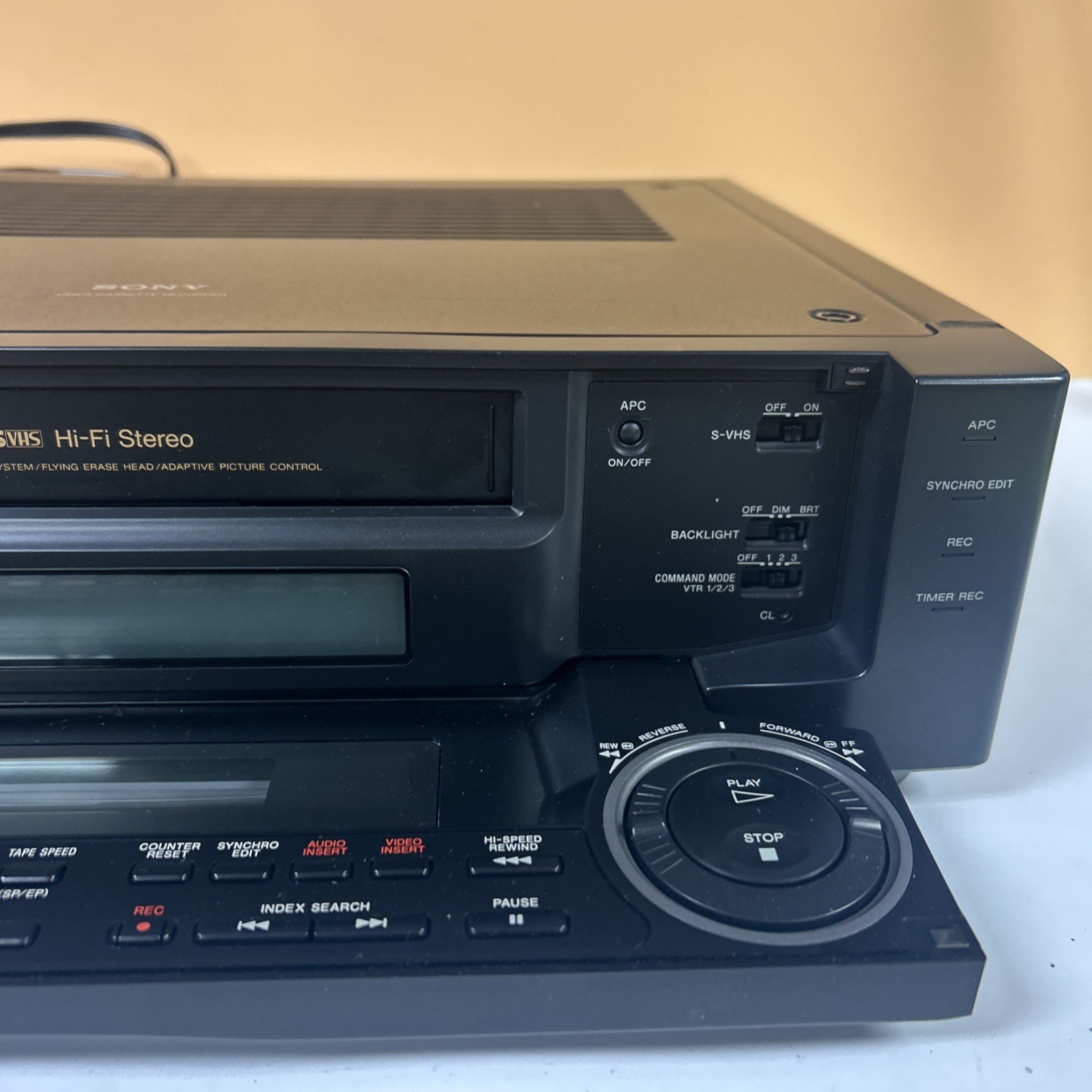 Sony SLV-R1000 VERY CLEAN WITH REMOTE AND ALL CABLES – Hi-Fi Stereo