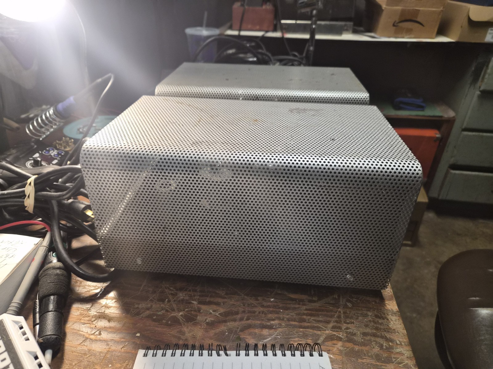 (2) Bogen MO-100A 100 Watt Tube Monoblock Power Amps Untested All Tubes Included