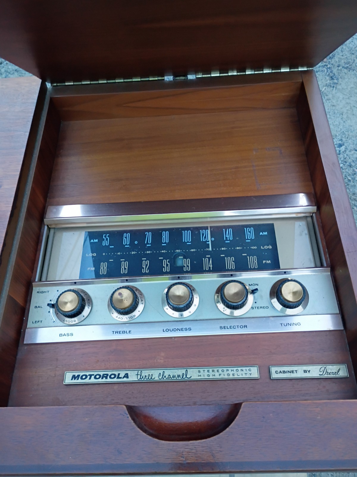 Drexel Motorola Declaration Stereo Console Record Player SK32W 1959 All-tube
