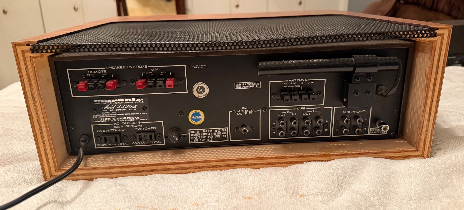 marantz 2220b reciever MINT