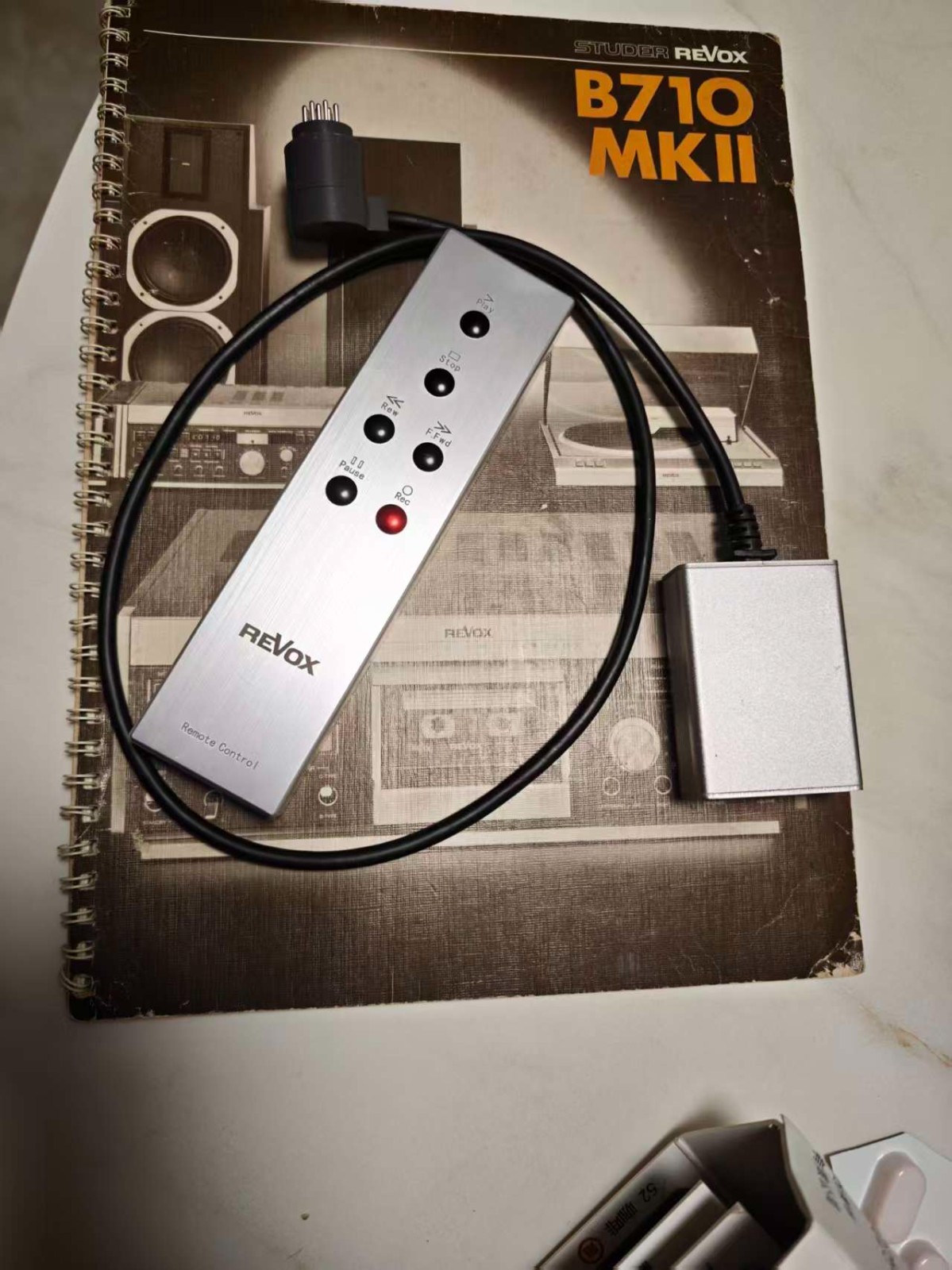 REMOTE CONTROL FOR REVOX B77 REEL TO REEL