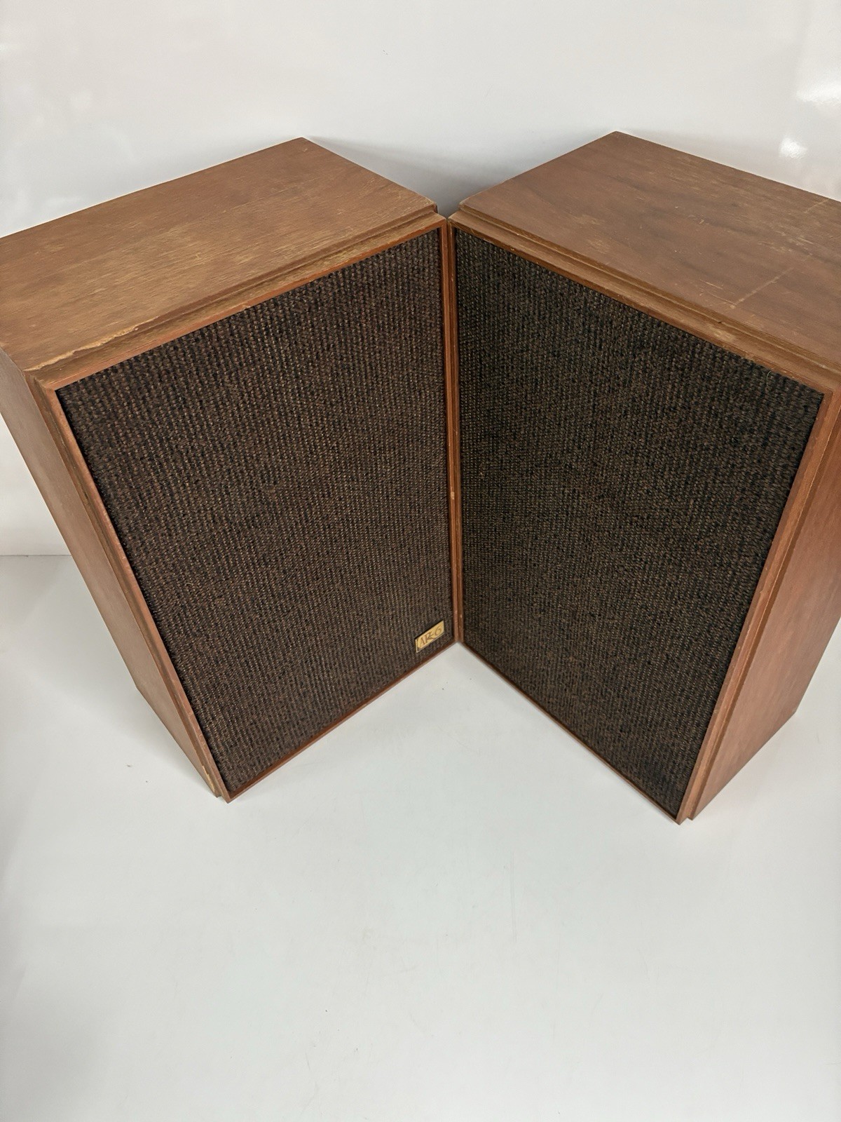 Acoustic Research AR-6 Suspension Loudspeaker System Speaker Pair Made In USA