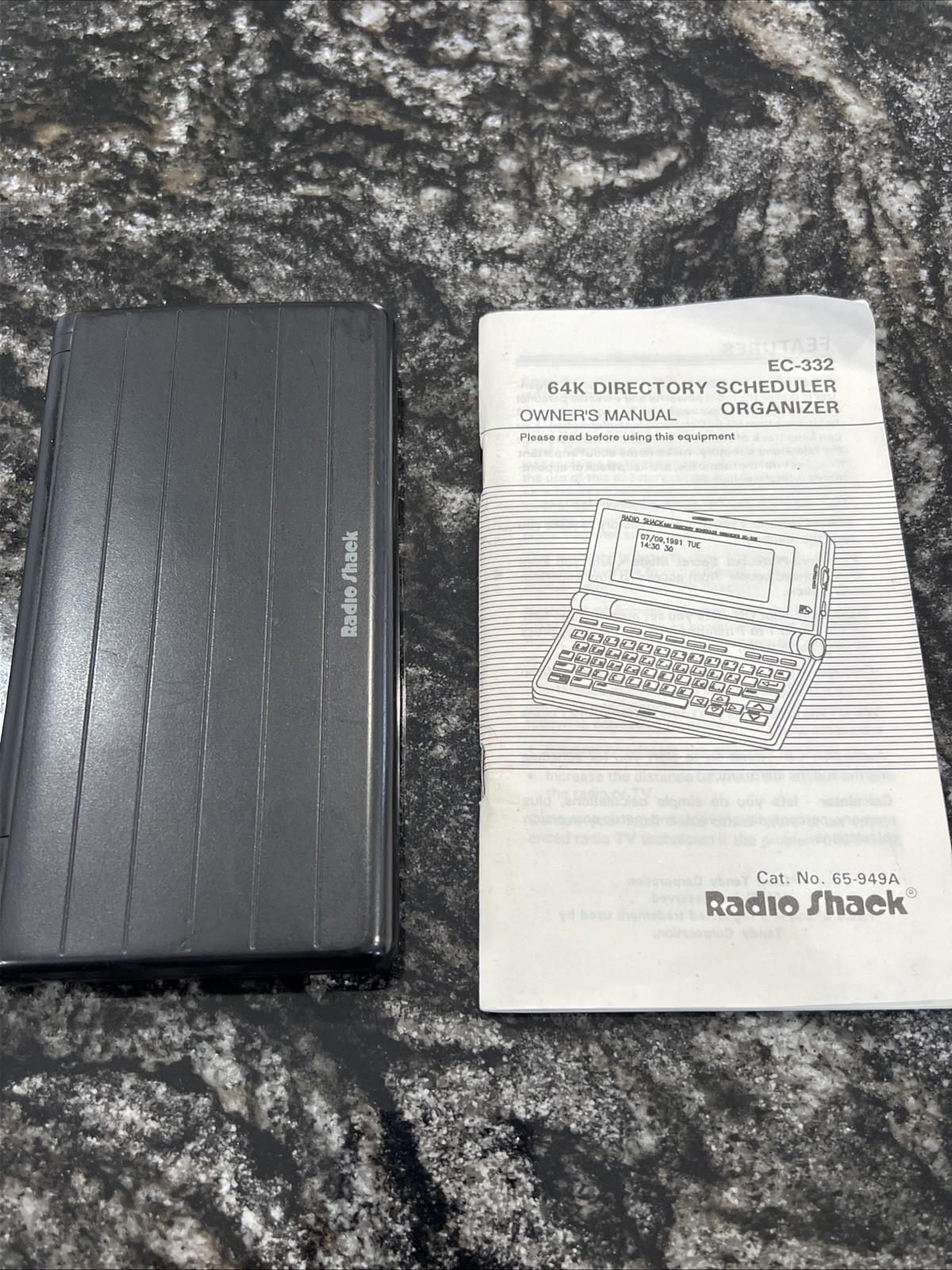 Vintage Radio Shack EC-332 Directory Scheduler Organizer Tested And Works