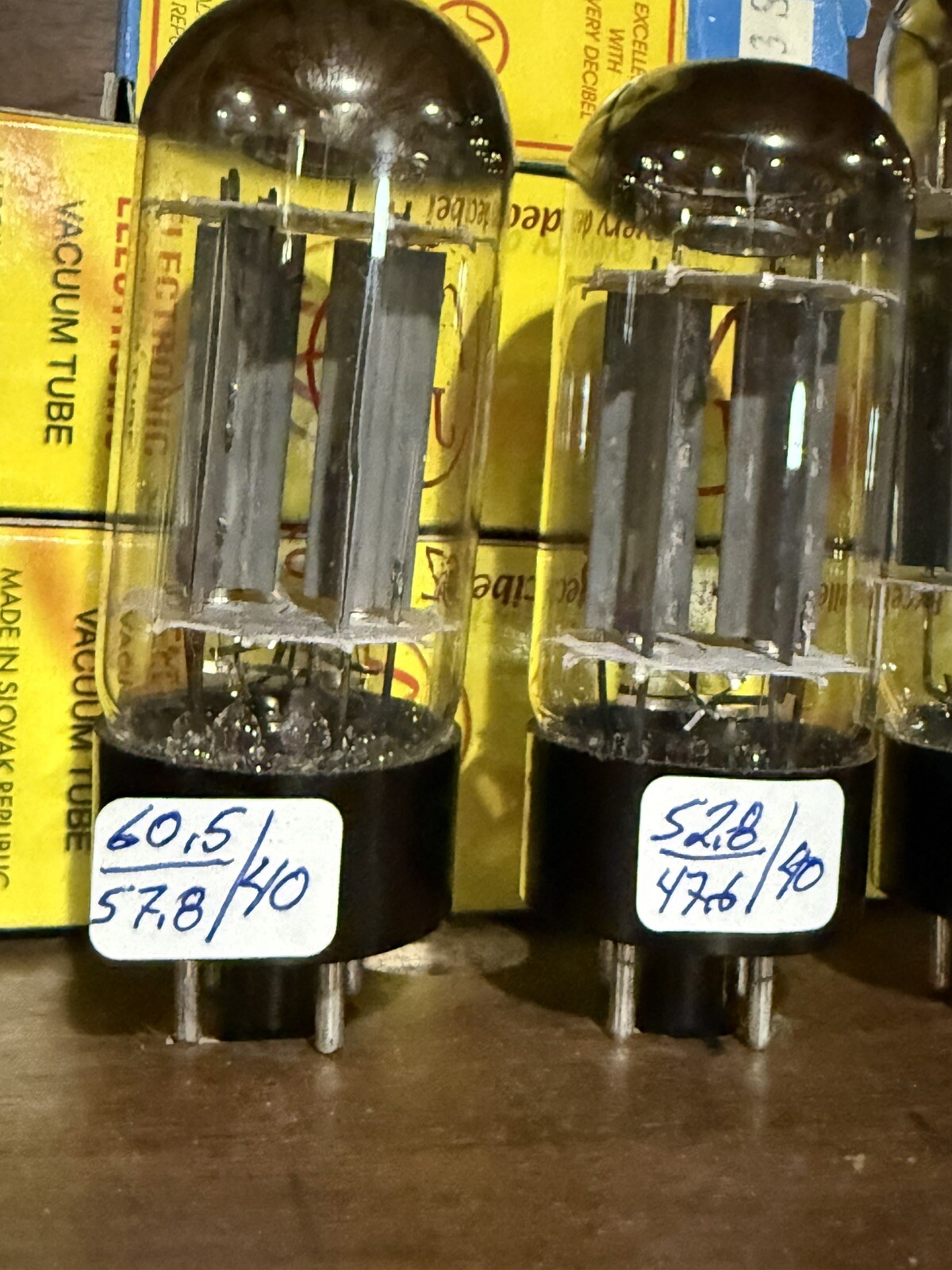 NEW JJ Tube Lot 2 GZ34, 1 6L6GC, 1 ECC83S All Tested NEW