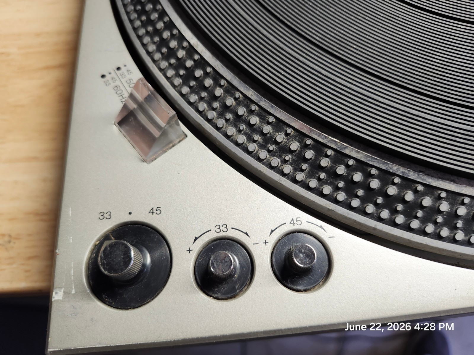 Technics SL-1600 DIRECT DRIVE AUTOMATIC PLAYER SYSTEM/AC100V, 50Hz/60Hz Vintage