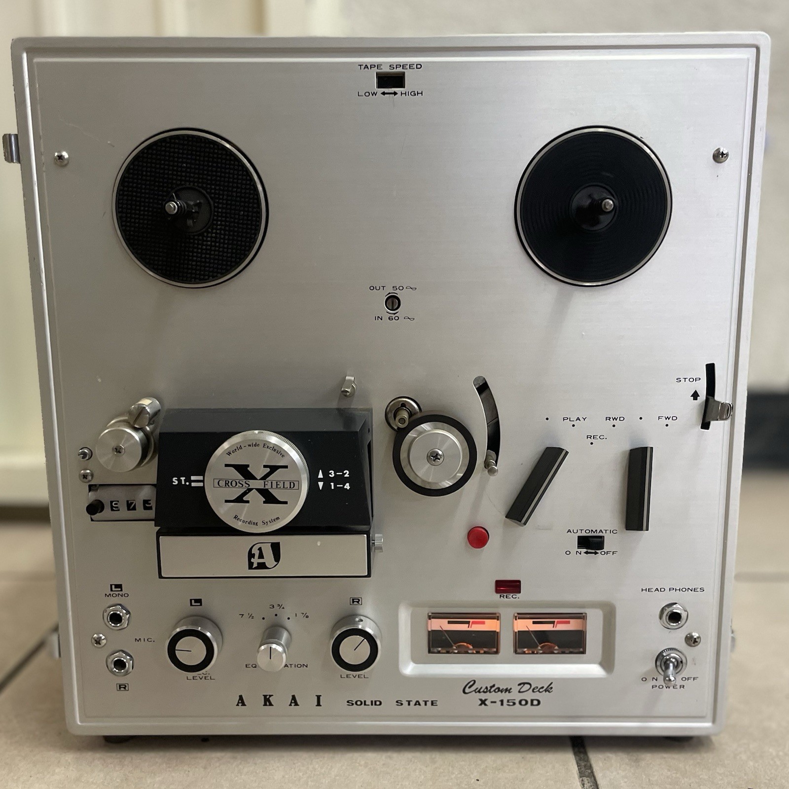 Vintage Akai X-150D Reel-to-Reel
