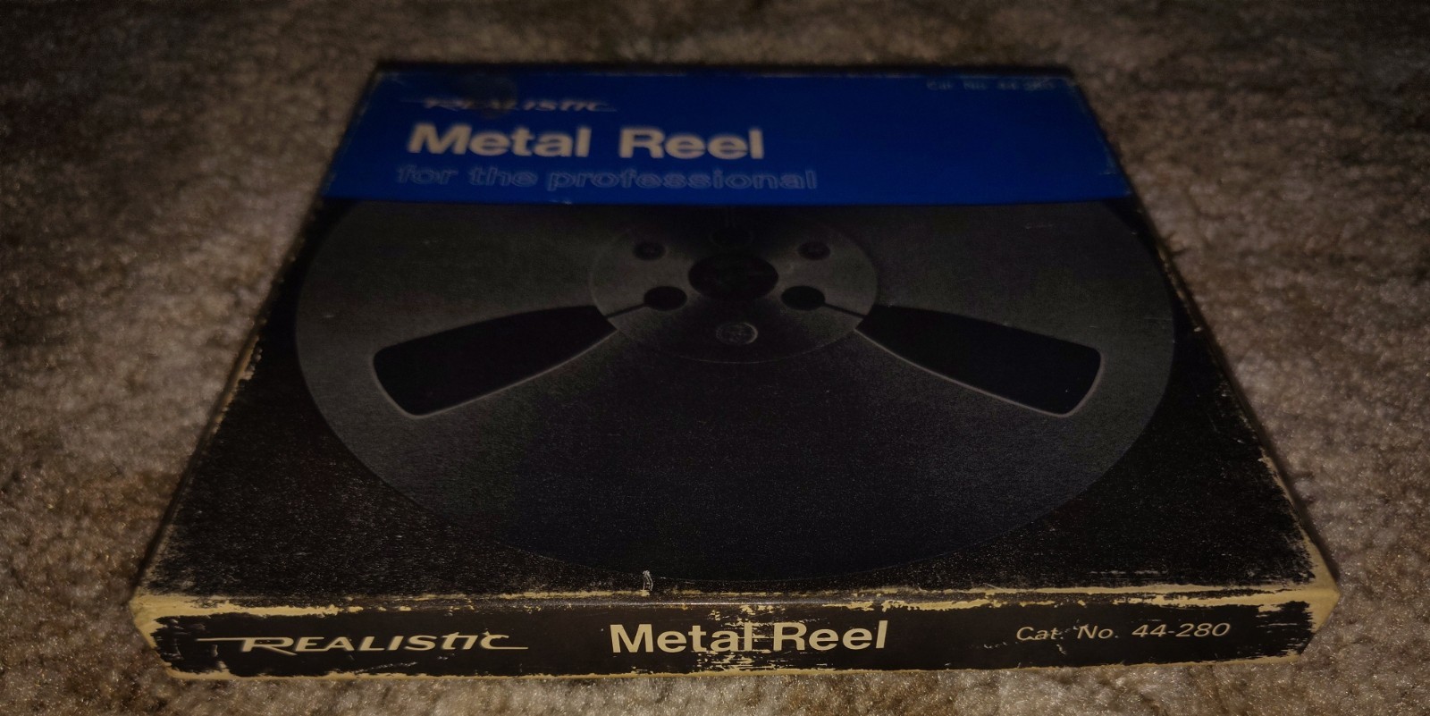 Realistic Metal Reel Tape 7″ Reel-to-Reel 44-280 Original Box Vintage Japan