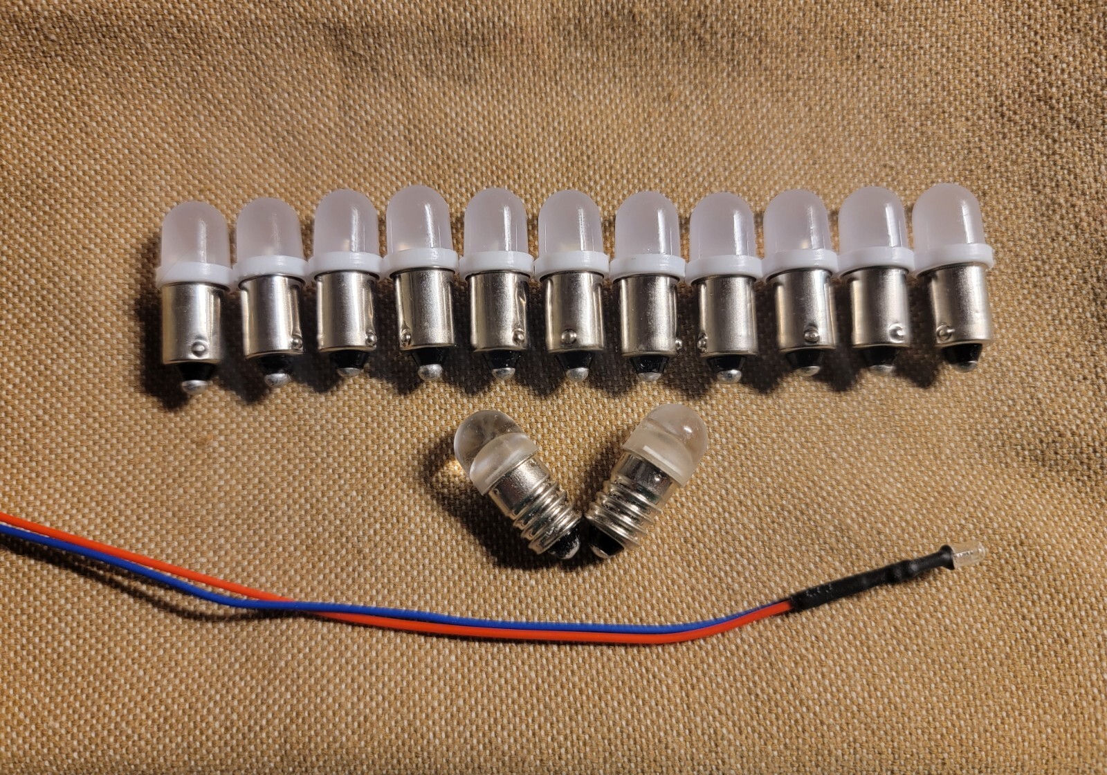LED FROSTED LAMP KIT Sansui 5000-5000A= WARM WHITE DIAL BULBS Receiver LIGHTS